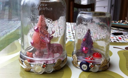 make it: holiday snowglobes