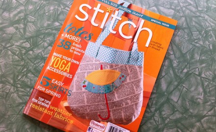 Japanese fabric love in Stitch (and in my zip bag!)