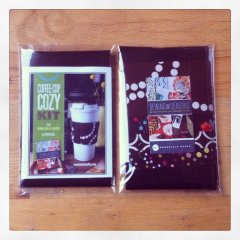 sewing for all seasons coffee cup cozy kits