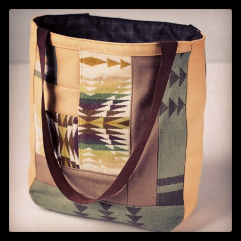 wool tote