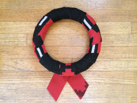 holiday wool wreath 11