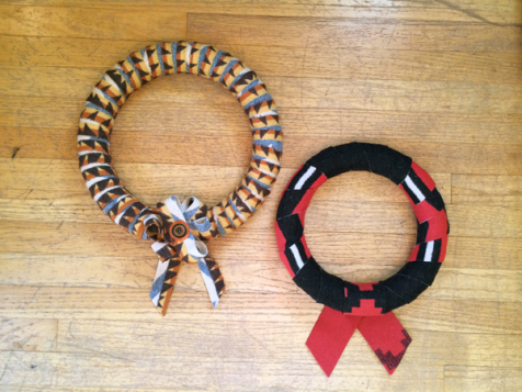 holiday wool wreath 12