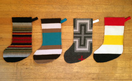 make it: wool Christmas stockings!