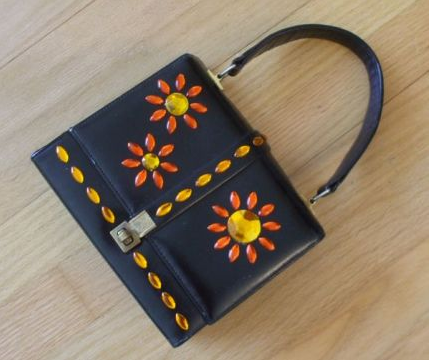 Sparkle Flowers Handbag - Susan Beal