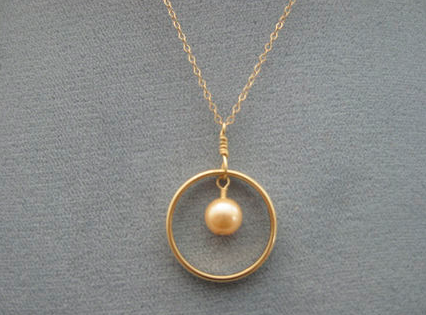 Wedding Ring Pendant - Susan Beal