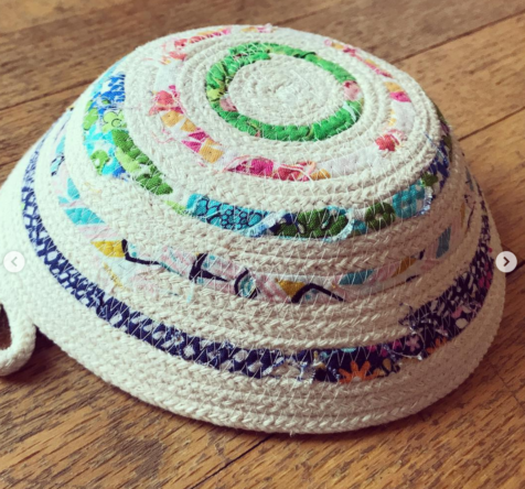Birthday Quilt Rope Bowl