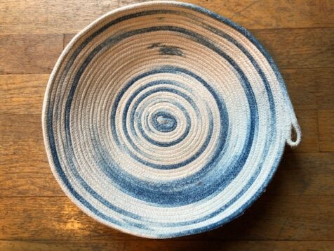 Indigo Dyeing Rope Bowl