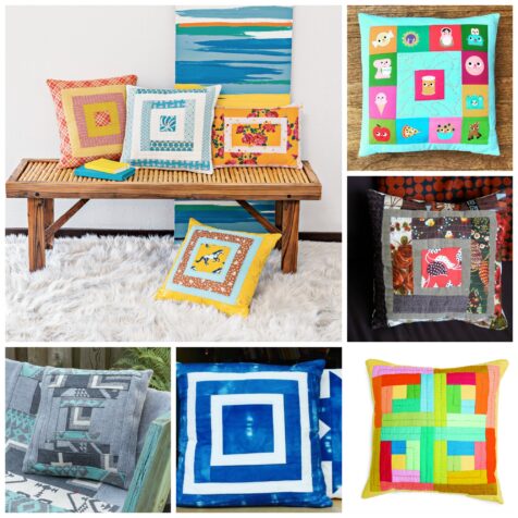 Log Cabin pillows